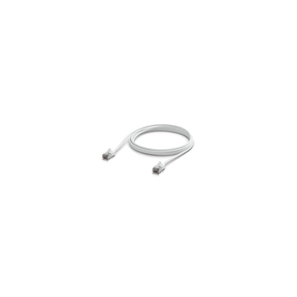 Ubiquiti- Cordon RJ45 outdoor 2m Cat 6A blanc