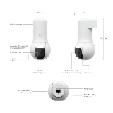Ubiquiti- Caméra G5 PTZ 2K blanche