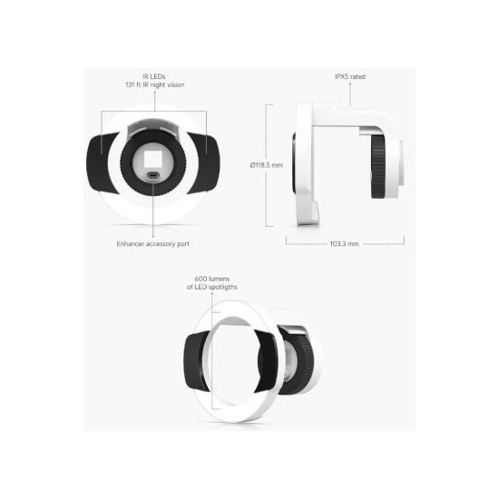 Ubiquiti- Kit vision nocturne pour caméra G5 Pro Réf. EDOX : UB-UACC-GIE