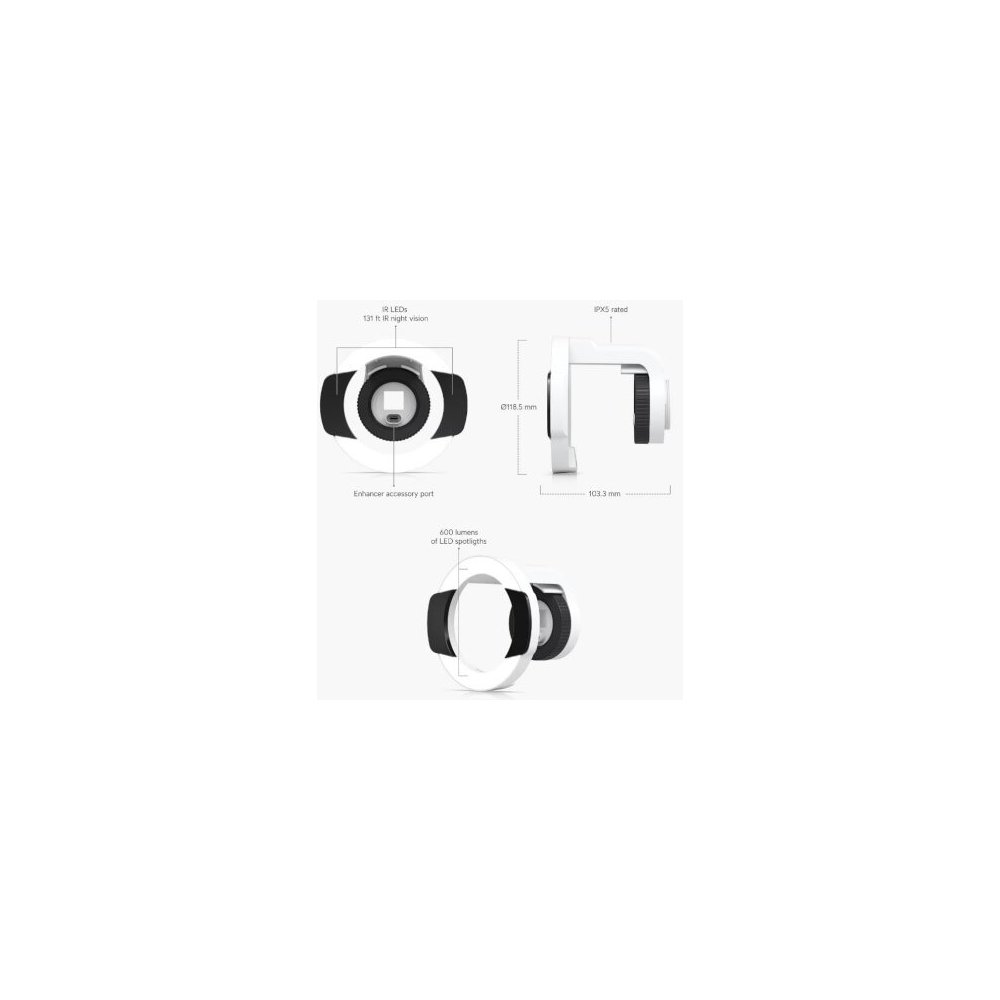 Ubiquiti- Kit vision nocturne pour caméra G5 Pro Réf. EDOX : UB-UACC-GIE