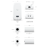 Ubiquiti- Caméra AI-Theta double objectifs déportés 8+12 MP