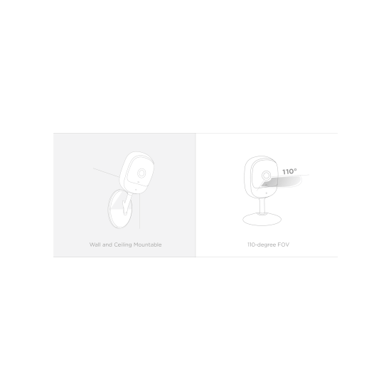 Ubiquiti- Mini Caméra WiFi4 Full HD - Microphone - IR 5m