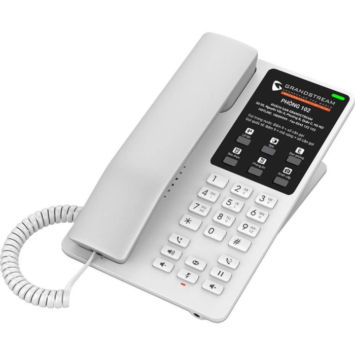 GrandStream Téléphone SIP PoE pour hôtel GHP620