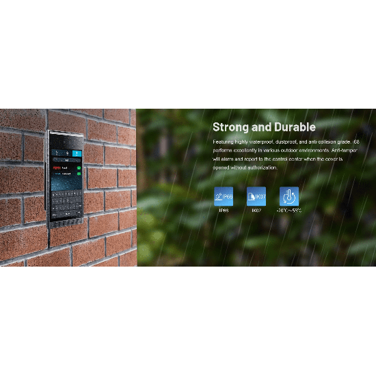 Fanvil Intercom SIP vidéo i68 tactil + reconnais. faciale