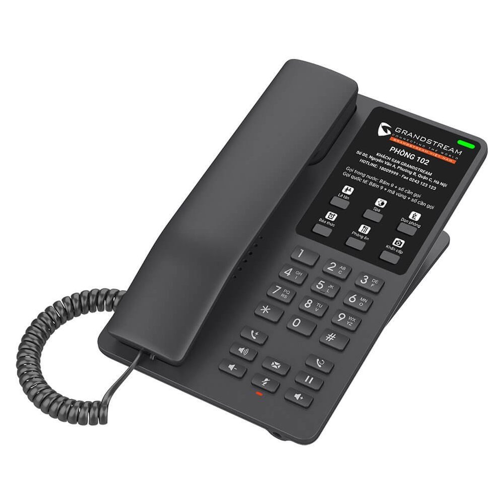 GrandStream Téléphone SIP PoE pour hôtel GHP621