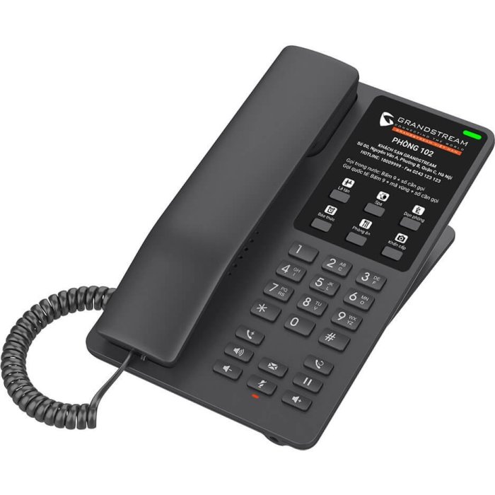GrandStream Téléphone SIP PoE pour hôtel GHP621
