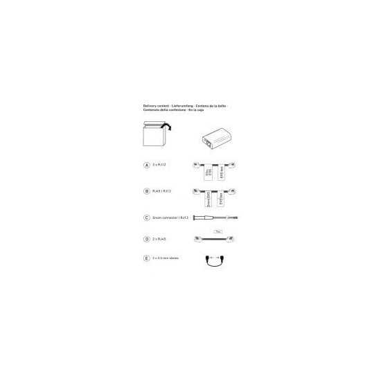 Snom- Adaptateur EHS au standard DHSG Snom