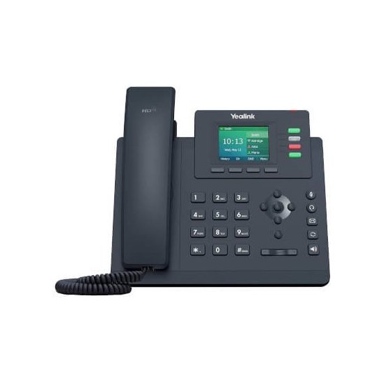 Yealink- Téléphone SIP T34W 4 comptes Giga PoE Wifi