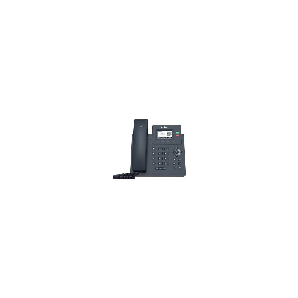 Yealink- Téléphone SIP T31G 2 comptes Giga PoE
