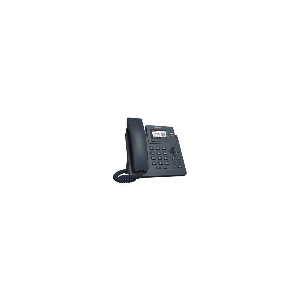 Yealink- Téléphone SIP T31G 2 comptes Giga PoE