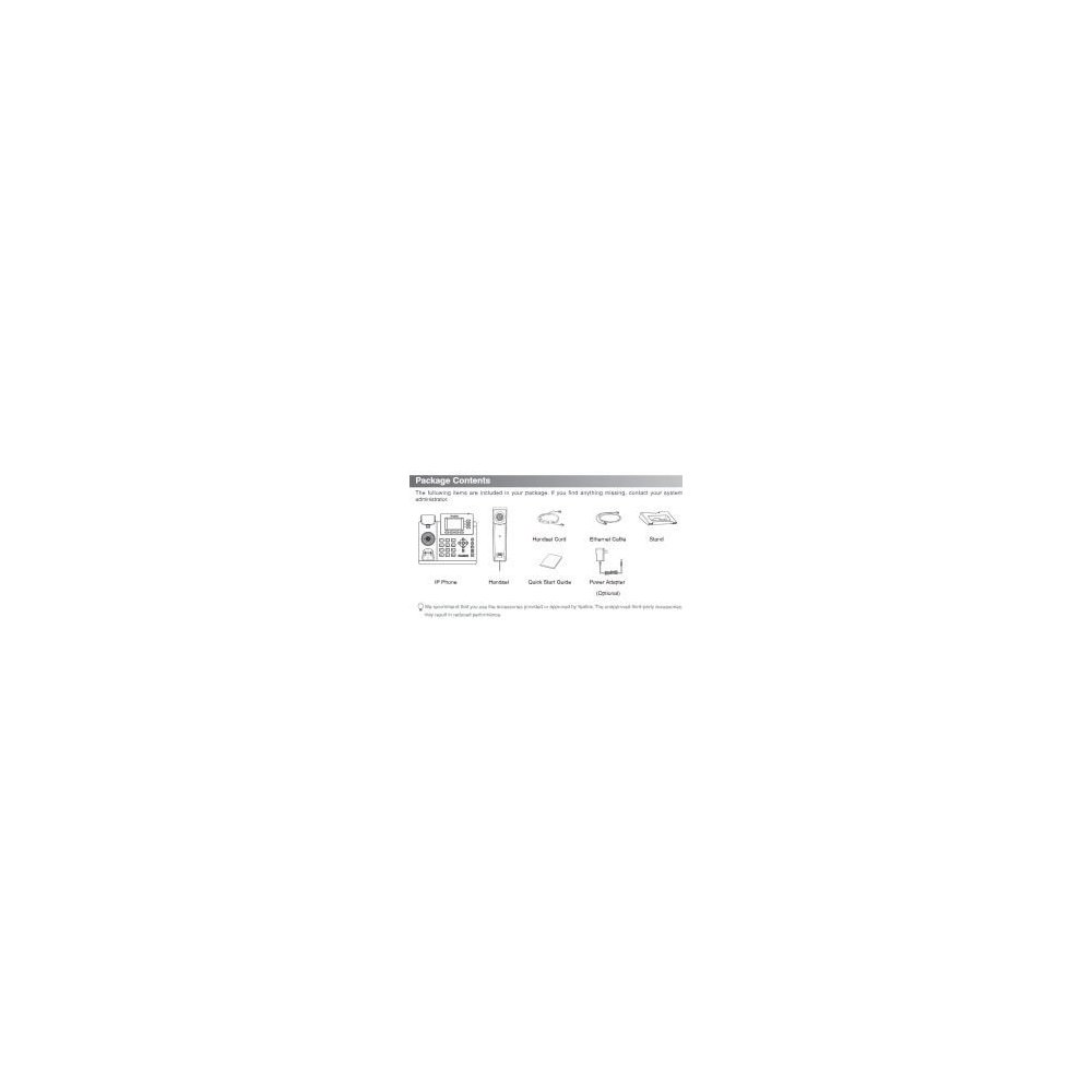 Yealink-  Téléphone SIP T33G 4 comptes Giga PoE