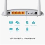 Tp-link  Modem routeur ADSL2/VDSL2 + 4 Lan+ Wifi4 n 300