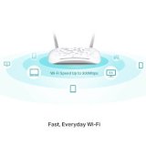 Tp-link  Modem routeur ADSL2/VDSL2 + 4 Lan+ Wifi4 n 300