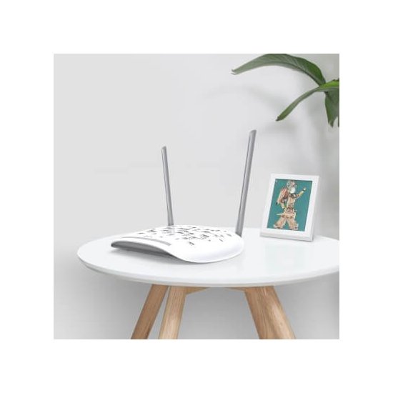Tp-link  Modem routeur ADSL2/VDSL2 + 4 Lan+ Wifi4 n 300