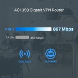 Tp-link Routeur VPN Omada Gigabit Multi-WAN WiFi5 AC1350