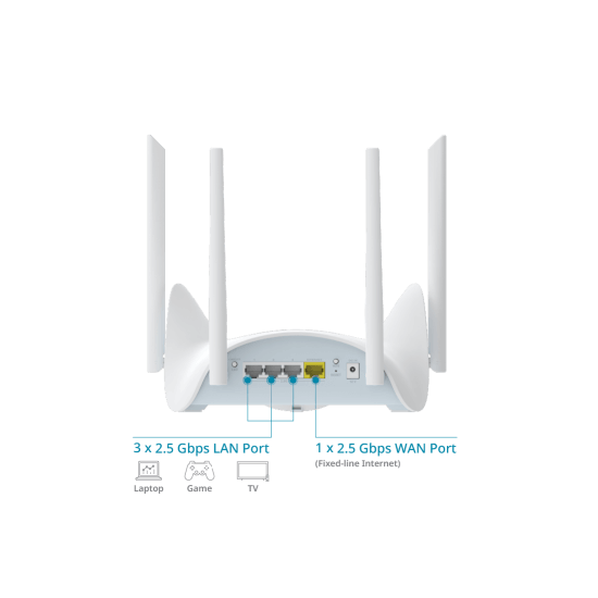 D-link Routeur MESH WiFi7 AQUILA Pro BE3600 Ant. Externes