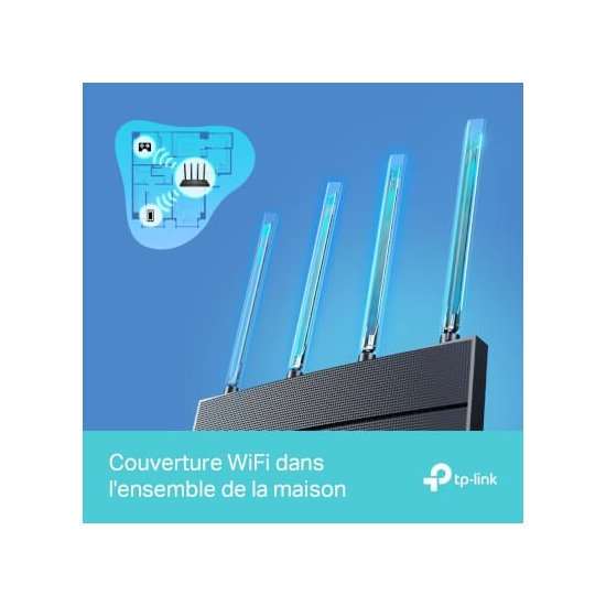 Tp-link Routeur WiFi6 AX1500 ports Gigabit