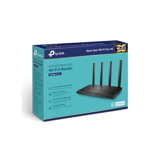 Tp-link Routeur WiFi6 AX1500 ports Gigabit