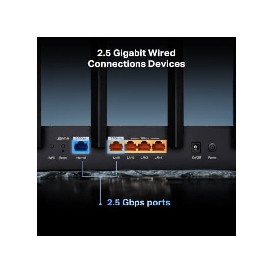 Tp-link Routeur WiFi7 B6500 bi-bande ports 2.5 Gigabit