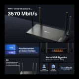 Tp-link Routeur WiFi7 BE3600 bi-bande ports Gigabit