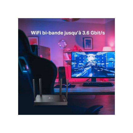 Tp-link Routeur WiFi7 BE3600 bi-bande ports Gigabit