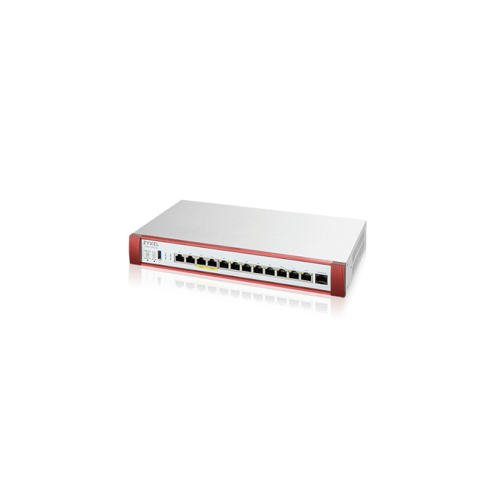 Zyxel- Firewall Flex500H 2x2,5Giga POE + 8 x 1Giga + UTM