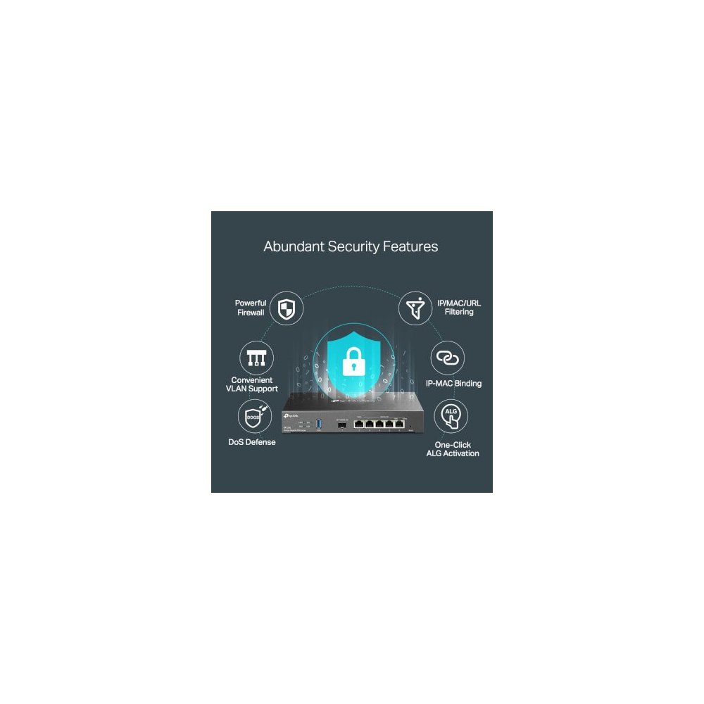 TP-link  Routeur VPN Omada Gigabit Multi-WAN 1xSFP