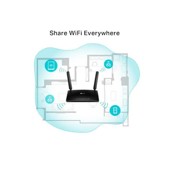 Tp-link  Routeur avec modem 4G LTE Wifi n 300Mbits