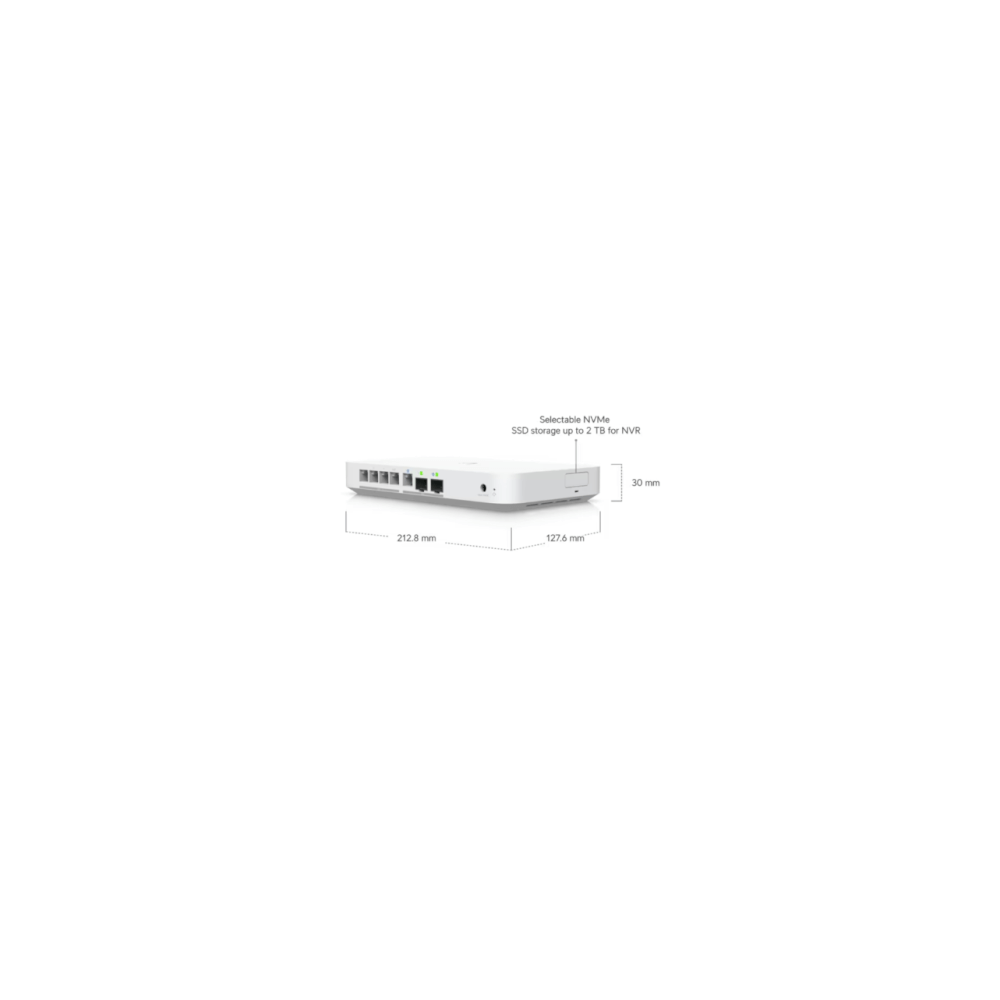 Ubiquiti- Gateway UniFi 2x 10G 4x 2,5G 5Gbps IDS/IPS SSD Opt