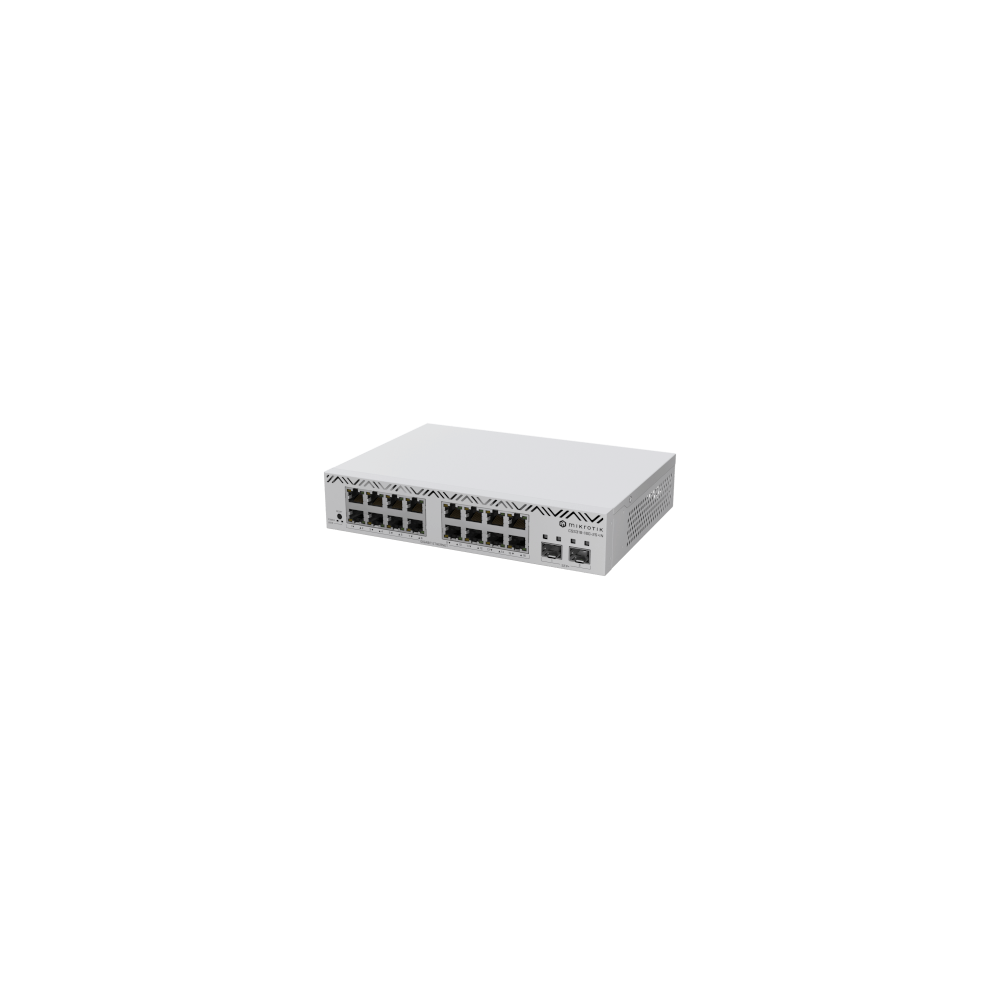Mikrotik- Switch Cloud 16 ports Giga + 2 SFP+ 10Giga