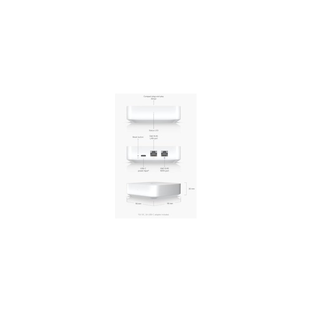 Ubiquiti- Gateway UniFi XG Lite Lan Wan Giga IPS/IDS SD-Wan