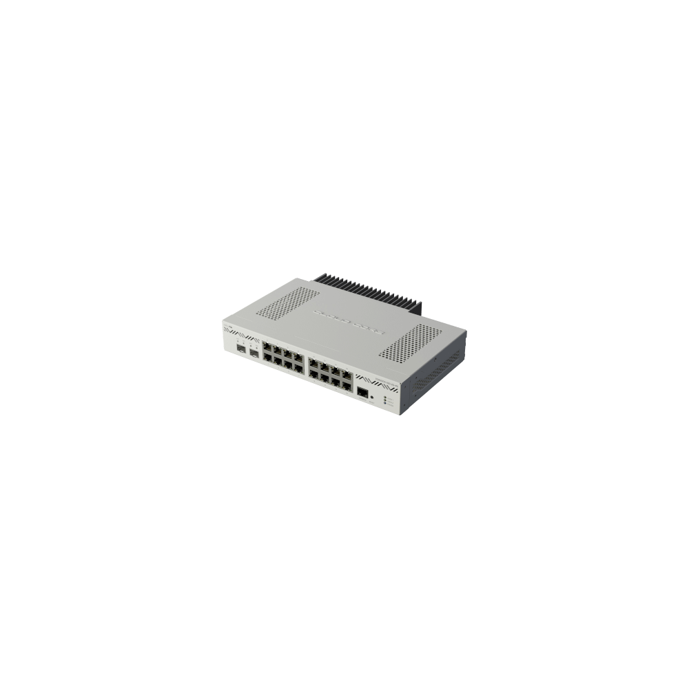 Mikrotik- Routeur Cloud 16 ports Giga + 2 SFP+ sans ventil.