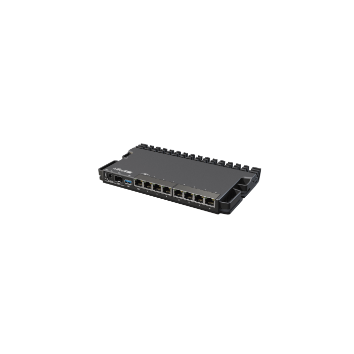 Mikrotik- Routeur endurci 7x Giga + 1x 2,5 Giga + 1x SFP+