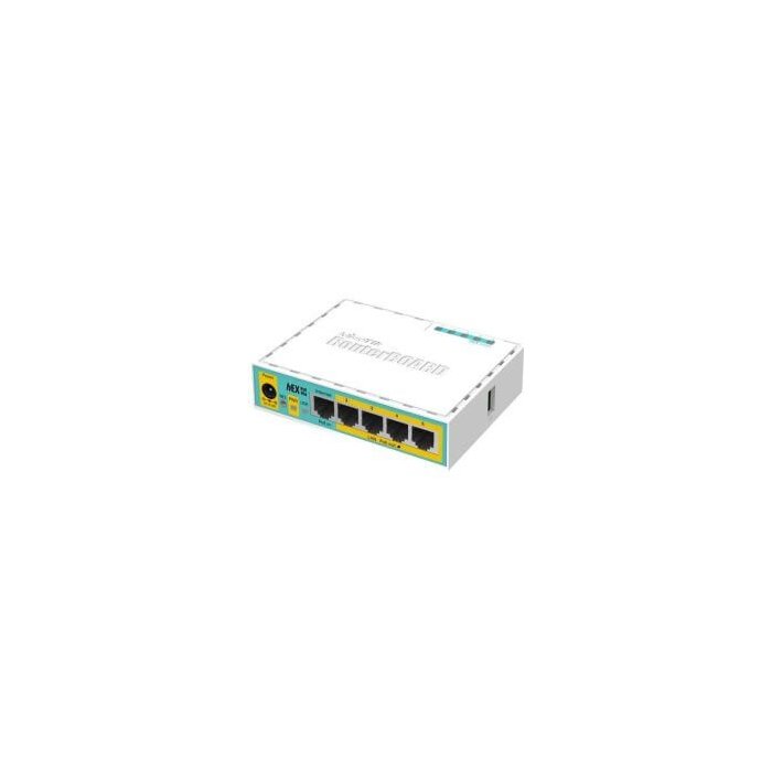 Mikrotik- Routeur 5 ports 100Mbits (4 PoE) hEX PoE Lite