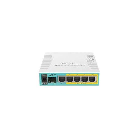 Mikrotik- Routeur 5 ports Giga (4 PoE) + SFP hEX PoE