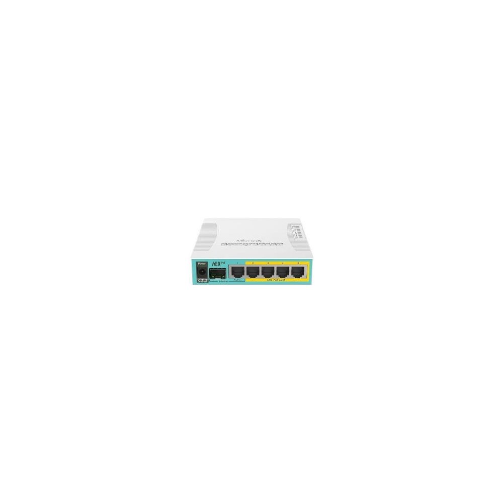 Mikrotik- Routeur 5 ports Giga (4 PoE) + SFP hEX PoE