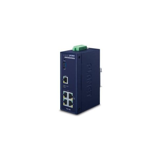Planet- Routeur industriel 1Wan 4Lan SPI firewall -40/75°