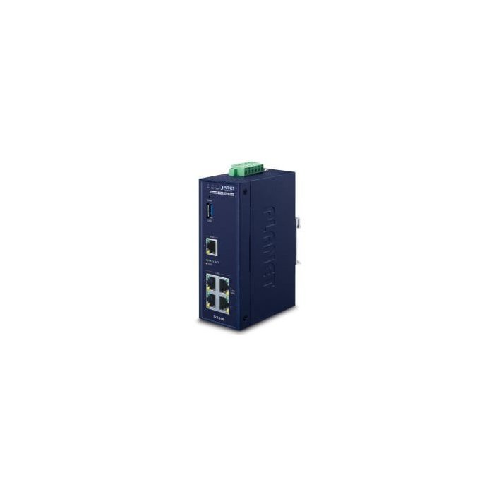 Planet- Routeur industriel 1Wan 4Lan SPI firewall -40/75°