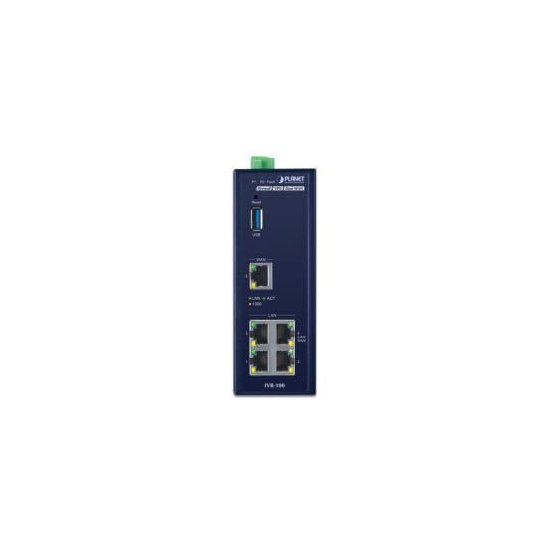 Planet- Routeur industriel 1Wan 4Lan SPI firewall -40/75°
