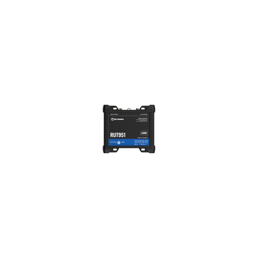 Teltonika- Routeur indus LTE Cat4 2 sims Wifi n PoE+