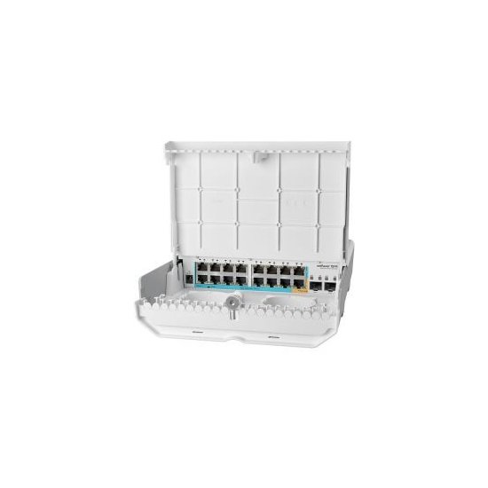 Mikrotik- Routeur Cloud 16x 100Mbits + 2 SFP extérieur