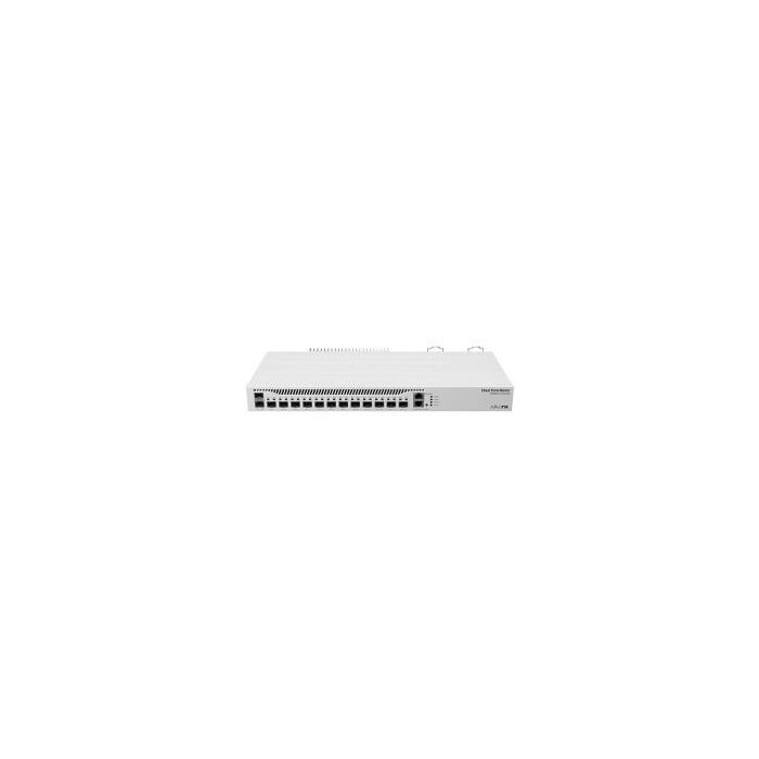 Mikrotik- Routeur Cloud Core 12 SFP+ 1 SFP28 1 Giga Al red.