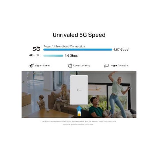 Tp-link Routeur extérieur 5G LTE Cat. 19 port 2,5Giga PoE