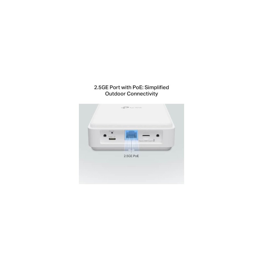 Tp-link Routeur extérieur 5G LTE Cat. 19 port 2,5Giga PoE