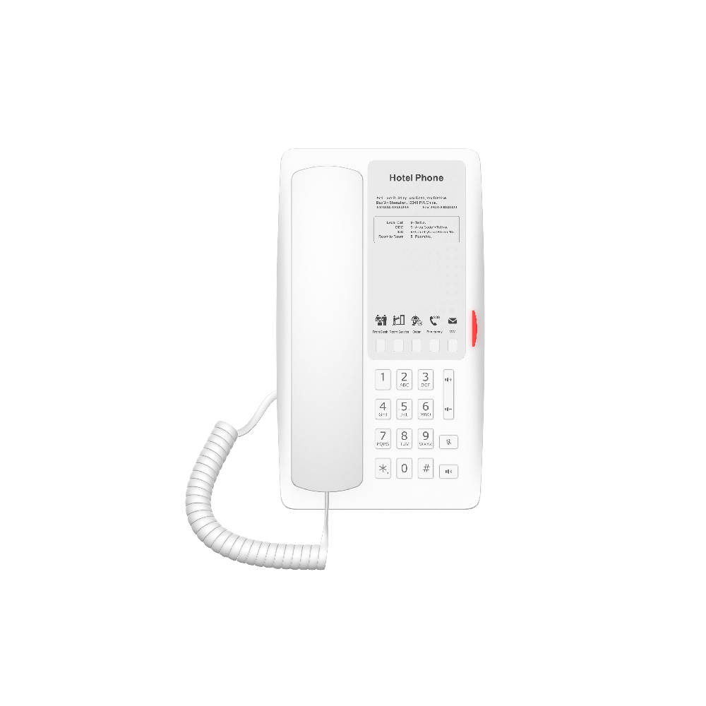 Fanvil Téléphone SIP H4-Hotel 2 comptes SIP blanc