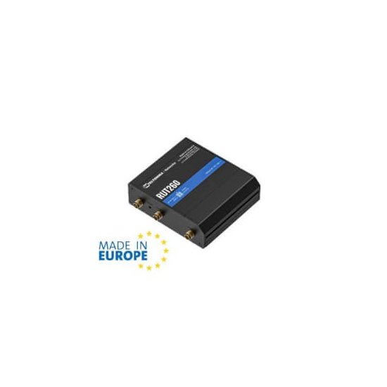 Teltonika- Routeur indus LTE Cat6 1 Sim 2x 100Mbits Wifi n