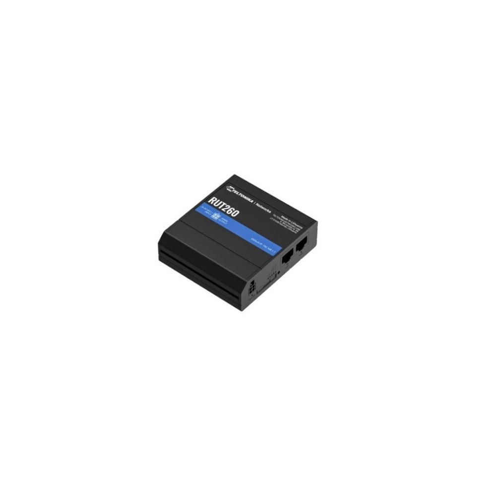 Teltonika- Routeur indus LTE Cat6 1 Sim 2x 100Mbits Wifi n