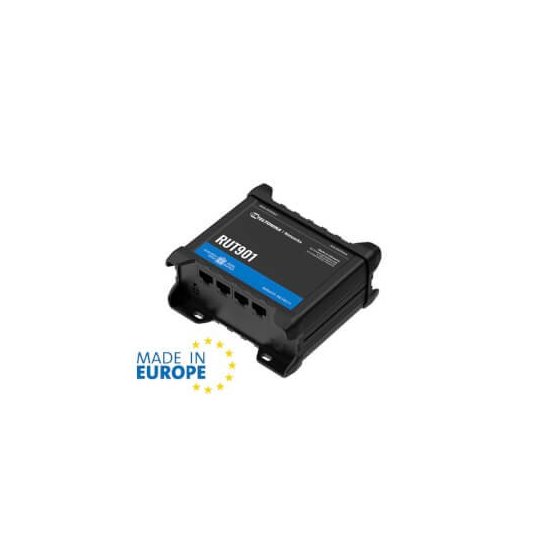 Teltonika- Routeur ind LTE Cat4 2 sims 1Wan 4Lan 100Mb Wifi n