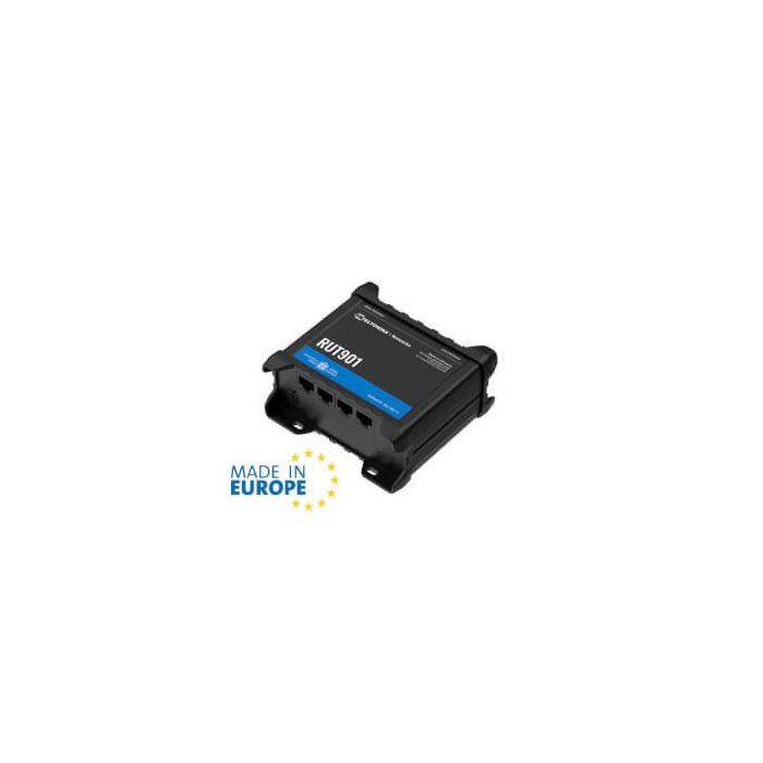 Teltonika- Routeur ind LTE Cat4 2 sims 1Wan 4Lan 100Mb Wifi n