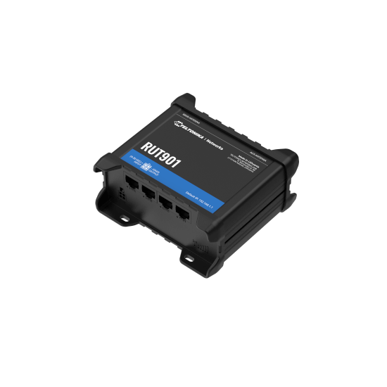 Teltonika- Routeur ind LTE Cat4 2 sims 1Wan 4Lan 100Mb Wifi n